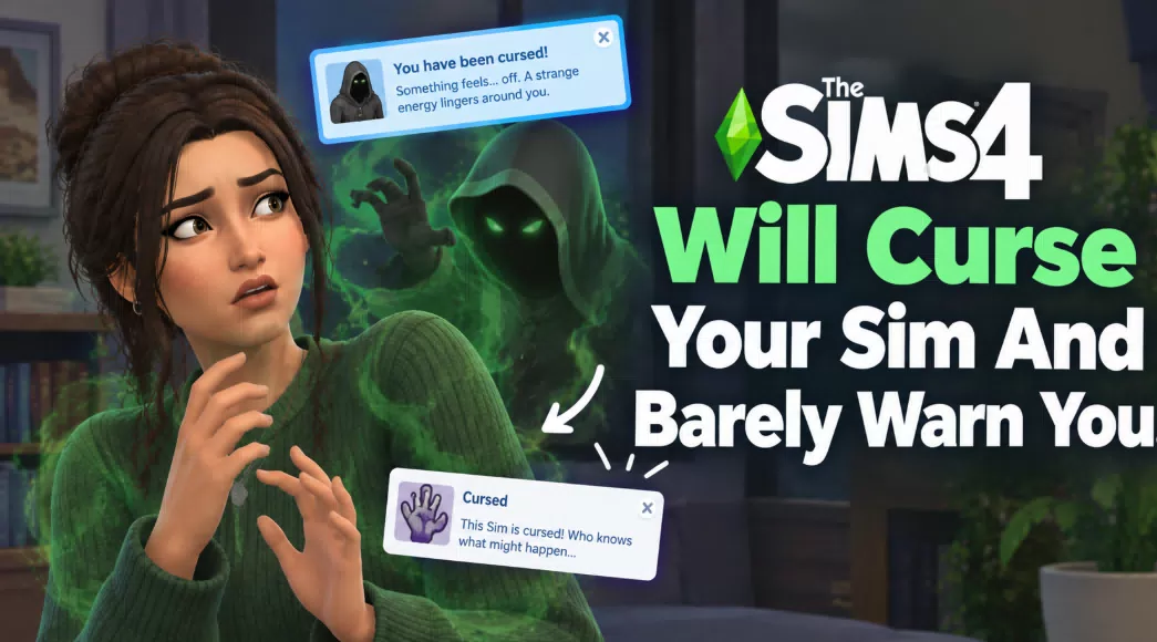 The Sims 4 Will Curse Your Sim And Barely Warn You