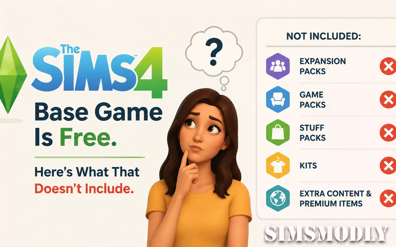 The Sims 4 Base Game Is Free. Here's What That Doesn't Include.