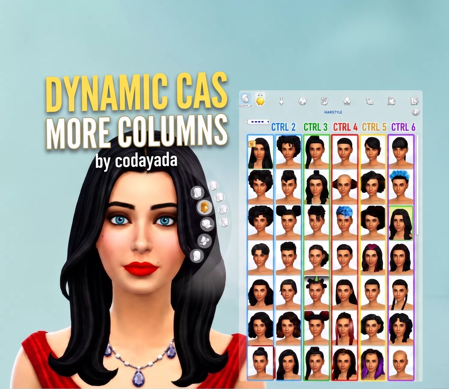 Codayada Dynamic CAS More Columns