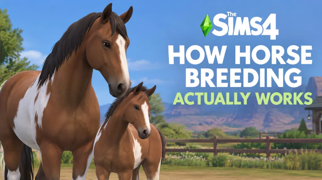 How Horse Breeding Actually Works in The Sims 4