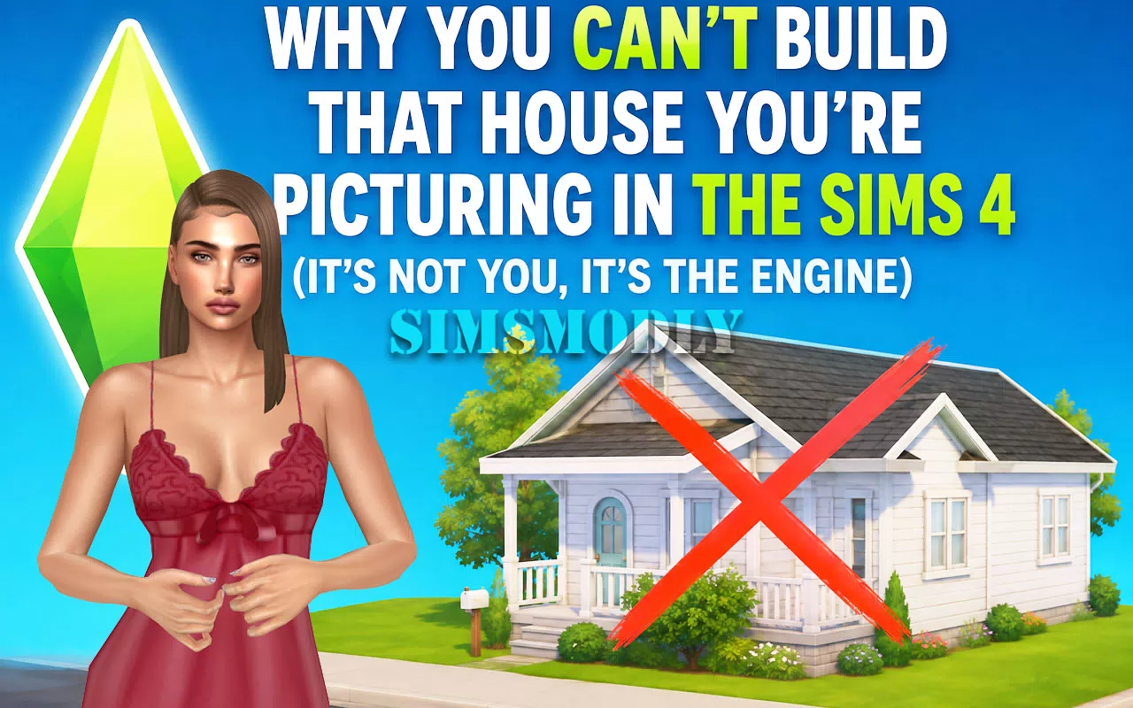 Why You Can't Build That House You're Picturing in The Sims 4 (It's Not You, It's the Engine)