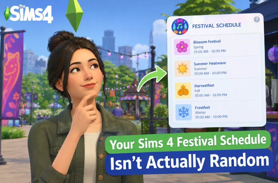 Your Sims 4 Festival Schedule Isn't Actually Random