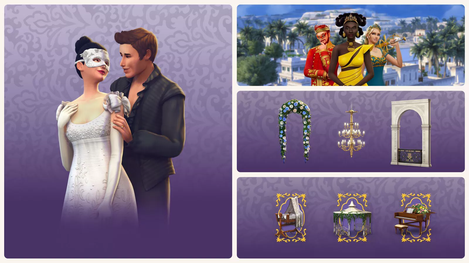 The Sims 4 Royal Masquerade Bundle Review & Features